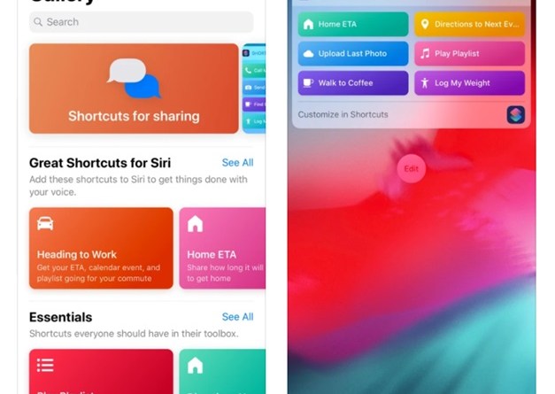 How does shortcut app work