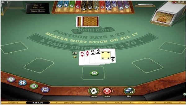 Where to play Pontoon with Bitcoins