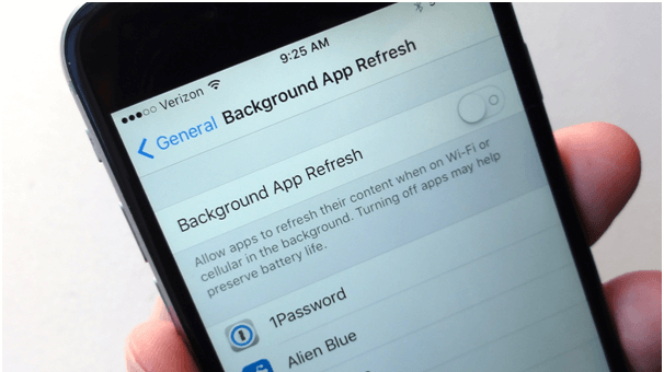 Background app refresh