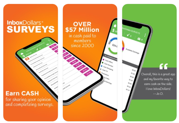Inbox Dollars app