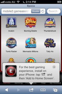 Epoca Mobile for iPhone