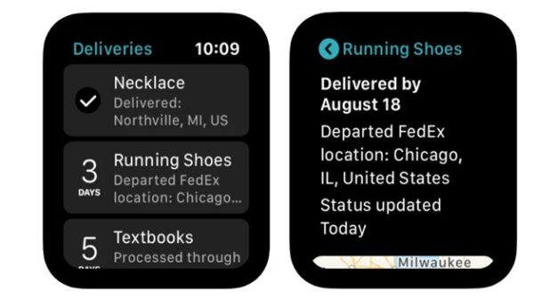 Deliveries app