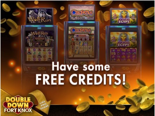 How to get more free credits at Double Down Fort Knox iPhone casino app?