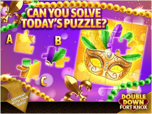 How to get more free credits at Double Down Fort Knox iPhone casino app with Facebook