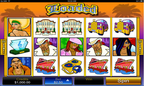 Loaded Pokies for iPhone - Click to Play