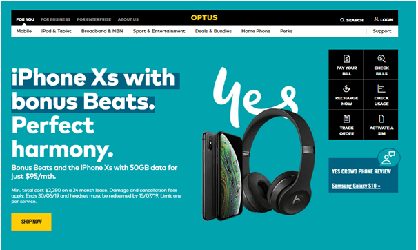 Free offer from Optus Australia