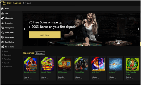 Rich casino app bonuses