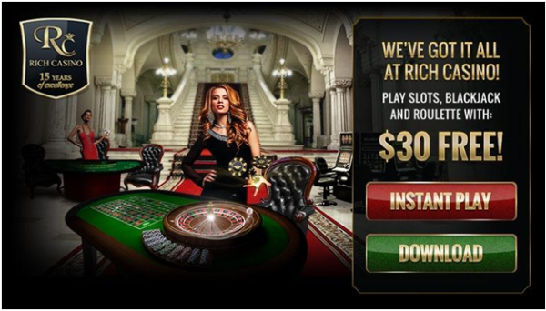 How to claim a free chip with a code at Rich Casino