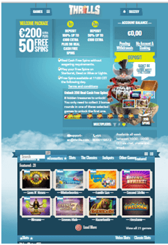 Thrills Casino Design And Theme