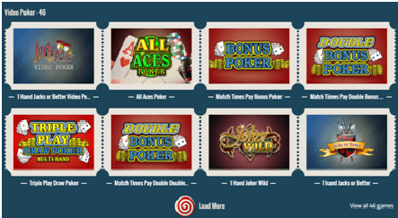 Thrills casino Video Poker Games