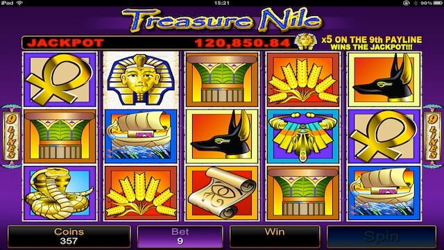 Treasure Nile Pokies - Click to Play