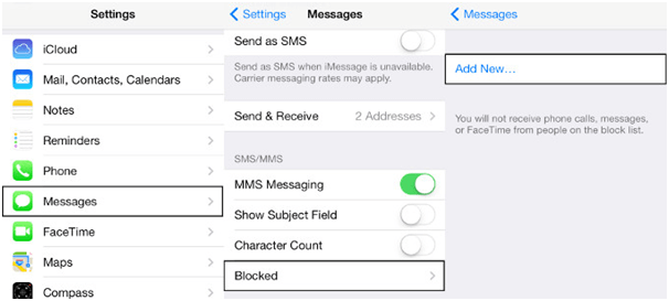 Block Messages