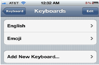 Emojis Keyboard settings