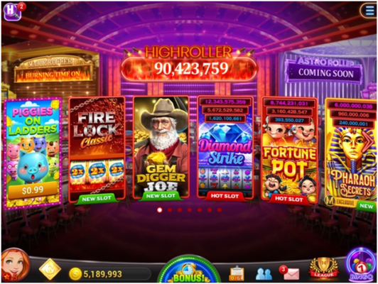 Features of the High Roller Vegas Casino Pokies