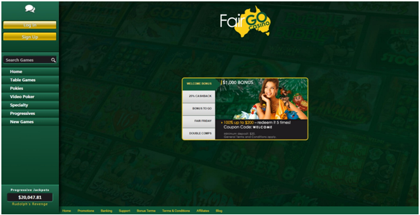 How to play Keno at fair go online casino