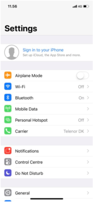 How to turn off and on data roaming on iPhone