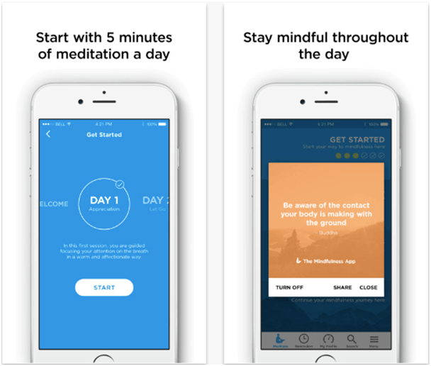 Mindfulness app