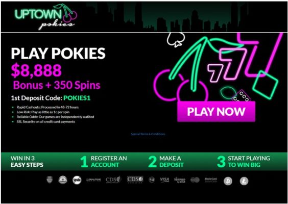 Uptown pokies casino to play pokies with real AUD