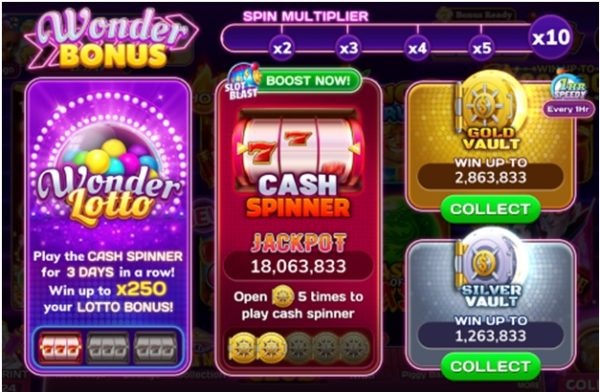 Wonder Bonus at wonder cash casino on mobile