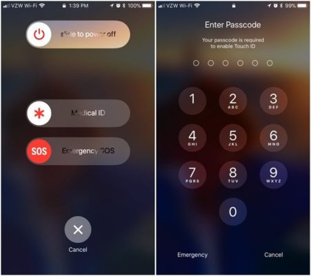How to make an emergency phone call without unlocking iPhone?